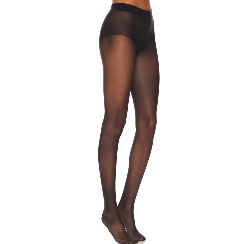 NEW Small Wolford Pure 10 Tights in Black Stockings